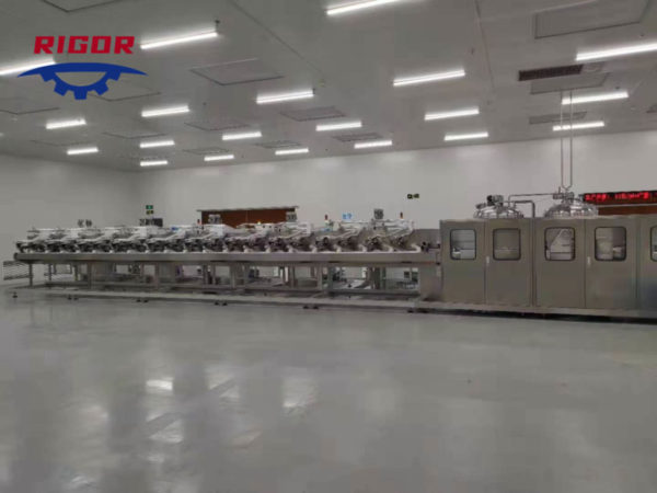 20 lanes high speed wet towel folding machine