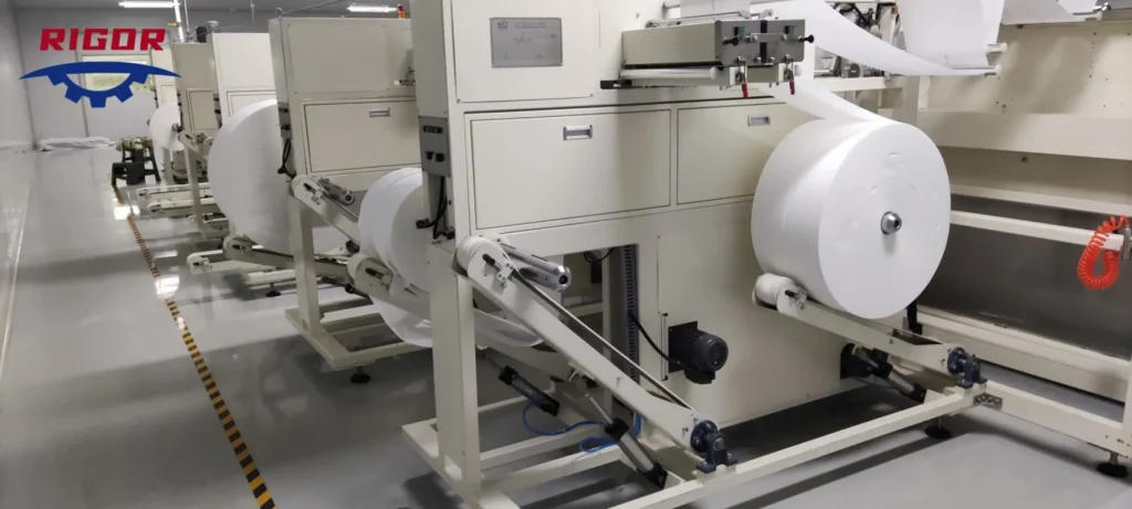 wet wipe paper machine